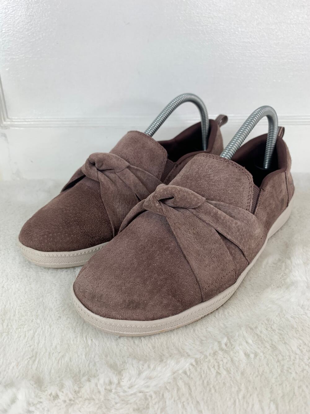 Skechers Madison Ave Kid You Knot Suede Sneaker Mauve Women’s Size 8